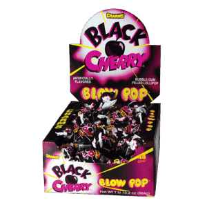 Charms Blow Pops Black Cherry 48