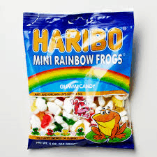 Haribo Rainbow Frogs 12x5oz