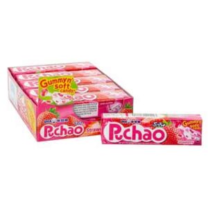 Uha Mikakuto Puchao Gummy N' Soft Candy Strawberry Japanese 10x50g