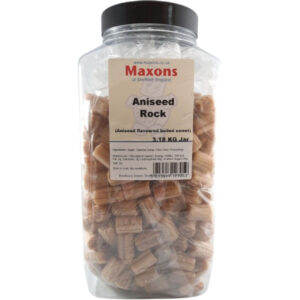 Maxons Boiled Sweets Aniseed Rock British 3.18kg