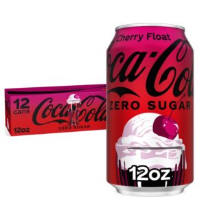 Coca Cola Cherry Float Zero Sugar 12x355ml (Best Before September 07 2026)