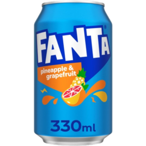 Fanta Pineapple & Grapefruit British 24x330ml (Best Before December 31 2026)