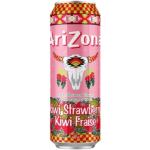 Arizona Kiwi & Strawberry Pre-Priced 24x22oz (Best Before January 17 2028)