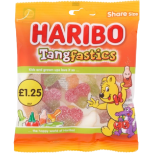 Haribo Tangfastics British Peg Bag 12x160g