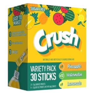 Crush Slush Single to Go Zero Sugar Variety Thirty Pack 6