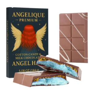 Angelique Premium Angel Hair Cotton Candy and Milk Chocolate Caramel 144g