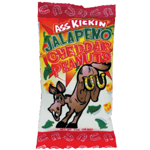 Ass Kickin' Peanuts Jalapeno Cheddar 24x1oz