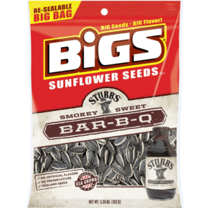 Bigs Sunflower Seeds Smoky Sweet BBQ 12x5.35oz