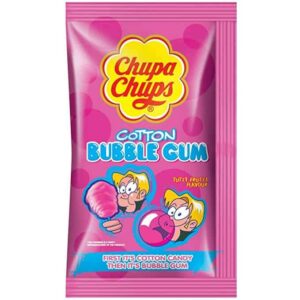 Chupa Chups Cotton Candy Bubble Gum British 12