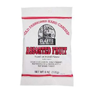 Claeys Hard Candies Assorted Fruit 24x6oz
