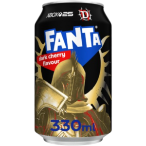 Fanta Dark Cherry British 24x330ml (Best Before April 2027)