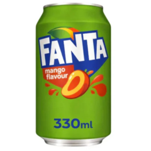 Fanta Mango British 24x330ml (Best Before May 2027)