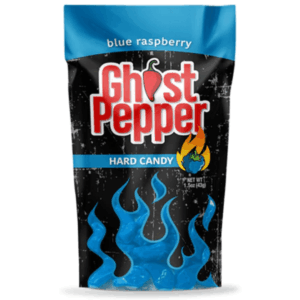 Flamethrower Ghost Pepper Blue Raspberry Hard Candy 24