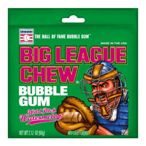 Ford Gum Big League Chew Bubble Gum Wild Pitch Watermelon 12