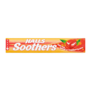 Halls Soothers Peach & Raspberry British 20x45g