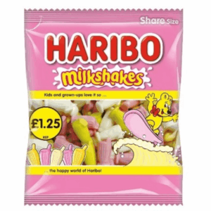 Haribo Milkshakes Share Size Price Marked British 12x140g