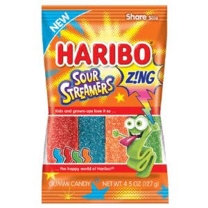 Haribo Sour Streamers 12x4.5oz