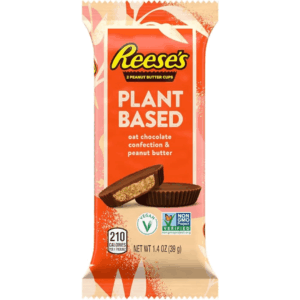 Hershey Reese's Plant Based Oat Chocolate Confection and Peanut Butter Cup Bar 12x1.4oz