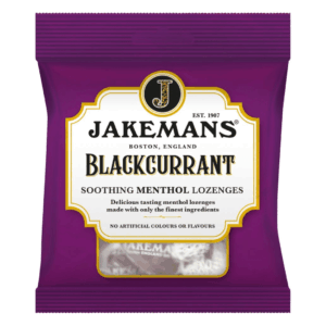 Jakemans Lozenges Blackcurrant British 12x73g