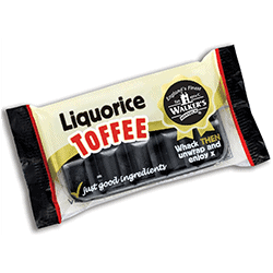 Walker's Toffee Licorice British 10x100g
