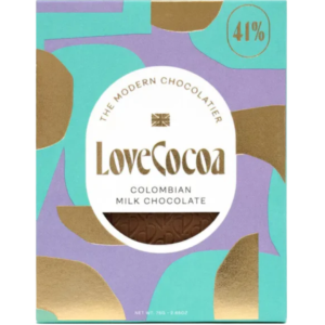 Love Cocoa Milk Chocolate Colombian British 12x75g