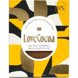 Love Cocoa Milk Chocolate Salted Caramel British 12x75g