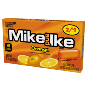 Just Born Mike and Ike Orange Price Marked 24x0.78oz
