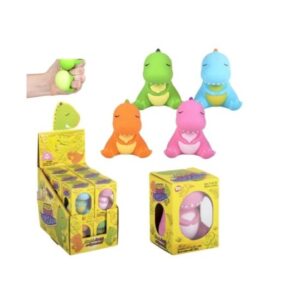 RIN Squish And Stretch Dinosaur 3" 12