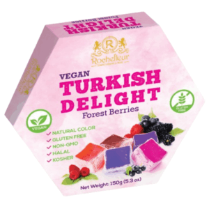 Rochefleur Vegan Turkish Delight Forest Berries 8x5.3oz