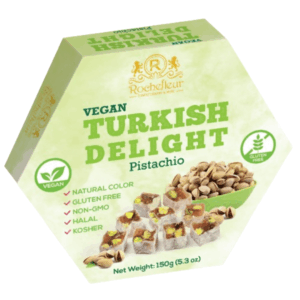 Rochefleur Vegan Turkish Delight Pistachio 8x5.3oz