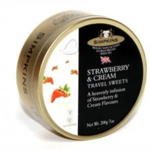 Simpkins Drops Strawberry and Cream British 6x200g