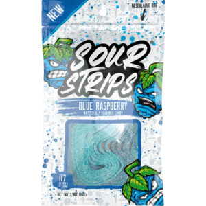 Sour Strips Blue Raspberry Lemonade 12x96g