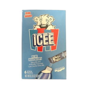 Icee Single to Go Blue Raspberry Six Pack Zero Sugar 12