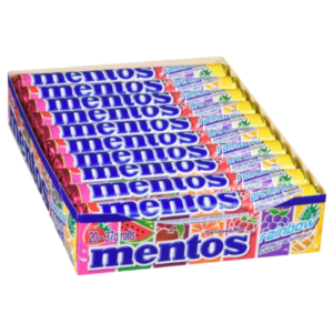 Mentos Rainbow Rolls 20x37g