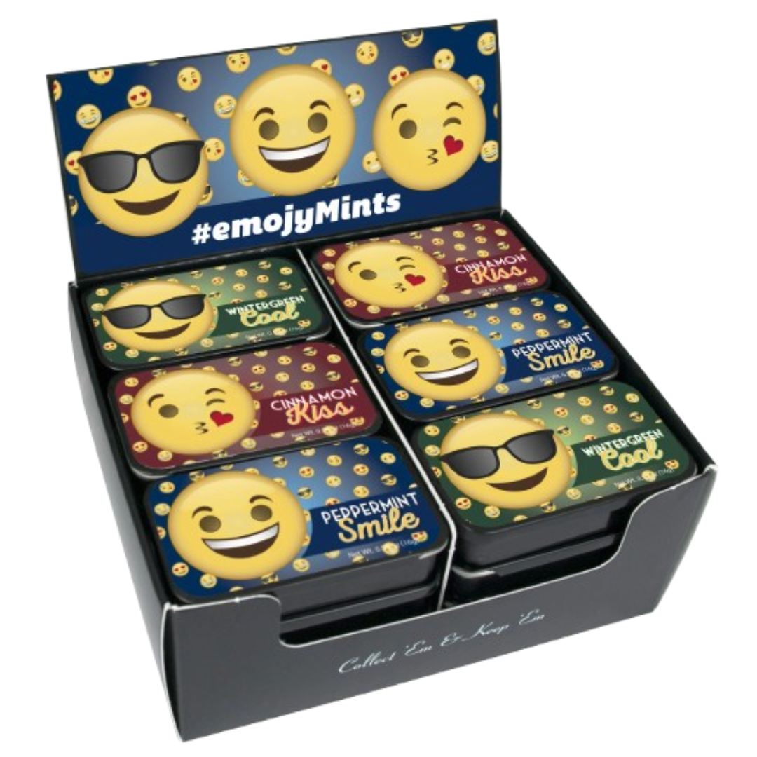 Amuse Mints Emojy Mints Assorted 24 - Pacific Candy West