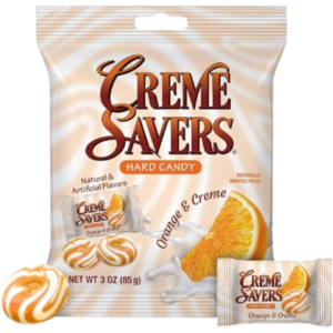 Creme Savers Orange and Creme 12x3oz