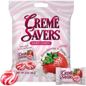 Creme Savers Strawberry and Creme 12x3oz