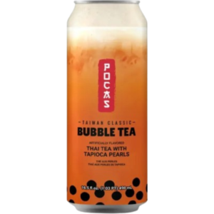 Pocas Bubble Tea Thai Tea 24x490ml (Best Before April 2028)