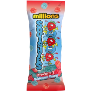 Millions Squashies Strawberry & Bubblegum British 12x150g