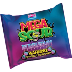 Barnetts Mega Sour Bubblegum British 12x104g