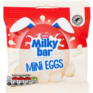 Nestle Milkybar Mini Egg Pouch British Peg Bag 13x80g (Best Before September 2026)