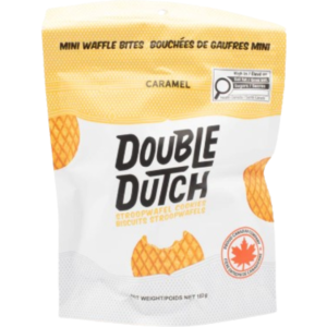 Double Dutch Stroopwafel Cookies Carmel Mini Bites Peg Bag 12x160g
