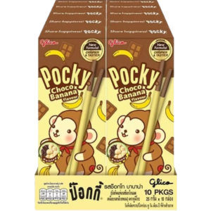 Glico Pocky Chocolate Banana Thailand 10x25g