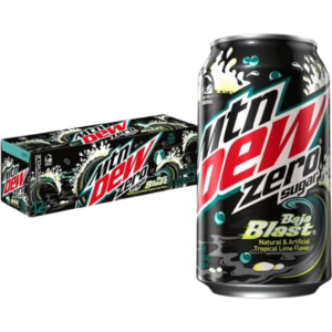 Mountain Dew Baja Blast Zero 12x355ml (Best Before November 09 2026)