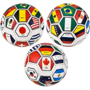 RIN Soccer Ball Deflated 6" 12