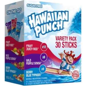 Hawaiian Punch Single to Go Zero Sugar Magic Party Mix Variety Thirty Pack 6