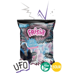 Frisia Crunchy UFOs Bubblegum Flavour British Peg Bag 12x36g