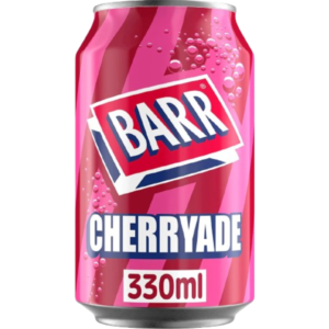 Barr Cherryade Soda British 24x330ml (Best Before July 2027)