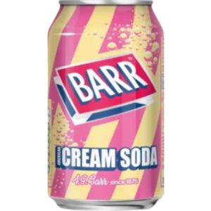 Barr Cream Soda British 24x330ml (Best Before February 2027)