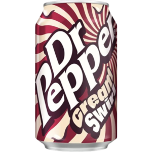 Dr. Pepper Cream Swirl British 24x330ml (Best Before November 31 2026)